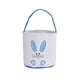 thumbnail image 2 of Bolsa De Lona Para Cesta De Conejito De Pascua, Reutilizable, Para Huevos De Pascua, Dulces, Libros, Manualidades, Color Azul, 2 of 3