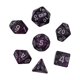 thumbnail image 5 of Juego De Dados Poliédricos De 7 Piezas Accesorios De Juego De Mesa Duraderos Para Juego De Cartas Cafe Violet Argent, 5 of 5