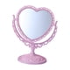 thumbnail image 1 of Espejo De Maquillaje De Escritorio Retro Europeo Para Encimera Dormitorio Escritorio Corazón Rosa, 1 of 5