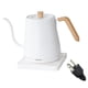 thumbnail image 2 of Hervidor De Agua Eléctrico Para El Hogar Con Mango De Calentamiento Rápido Para Cafetería, Casa De Té, Color Blanco, 2 of 5