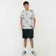 thumbnail image 4 of Polera Niño Teen Manga Corta Full Texto Gris Corona, 4 of 5