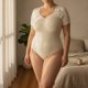 thumbnail image 2 of Body Manga Corta Colaless Mantequilla XL/XXL MADAME SKIN, 2 of 2
