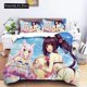 thumbnail image 1 of Anime Nekopara Sexy Girl Bedding Set Duvet Cover Bed Set Quilt Cover Boys Adult Home Textile Decor, 1 of 5