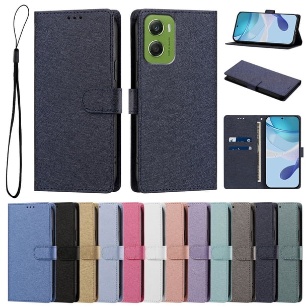 Cartera Protectora para Motorola Moto G06 4G con Soporte, Azul Marino