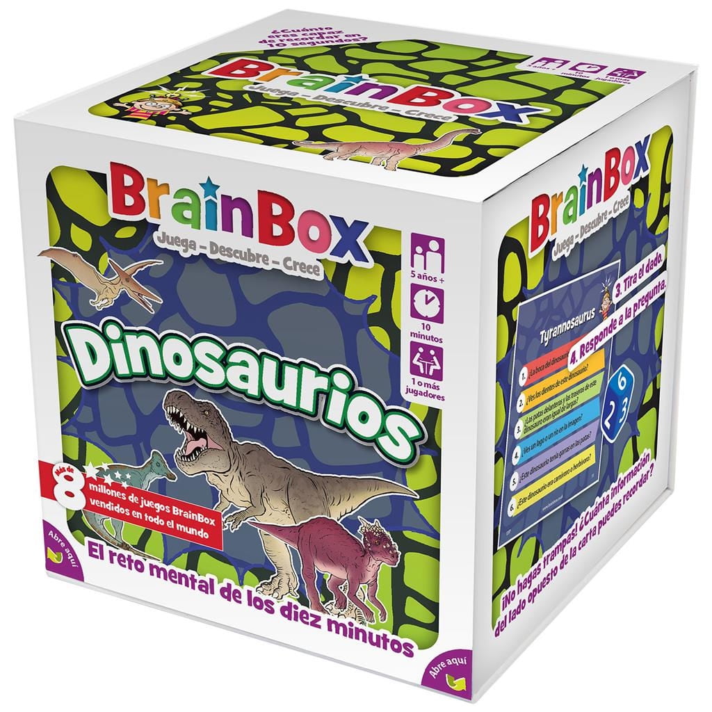 Bezzerwizzer - Juego De Mesa Brainbox Dinosaurio