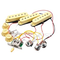 Magideal - Pastilla De Puente Piezas De Mástil De Puente De Guitarra Eléctrica, Pastillas De Guitarra Eléctrica Precableadas Para Instrumento De Guitarra Eléctri