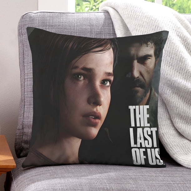 The Last of Us Fundas de almohada de terciopelo con tema, regalos de funda de almohada, decoración para el hogar, cojín de lanzar, regalo de cumpleaños para fans y parejas.56*56cm.