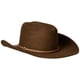 thumbnail image 2 of Sombrero vaquero Stetson Powder River 4X Buffalo Felt Brown, 2 of 2