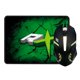 thumbnail image 1 of Kit Gamer 2 En 1 Mouse Y Mousepad Negro Verde, 1 of 2