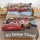 thumbnail image 4 of Cartoon Cars Lightning McQueen King Bedding Set - 3Piece Kids Bedding, 4 of 5