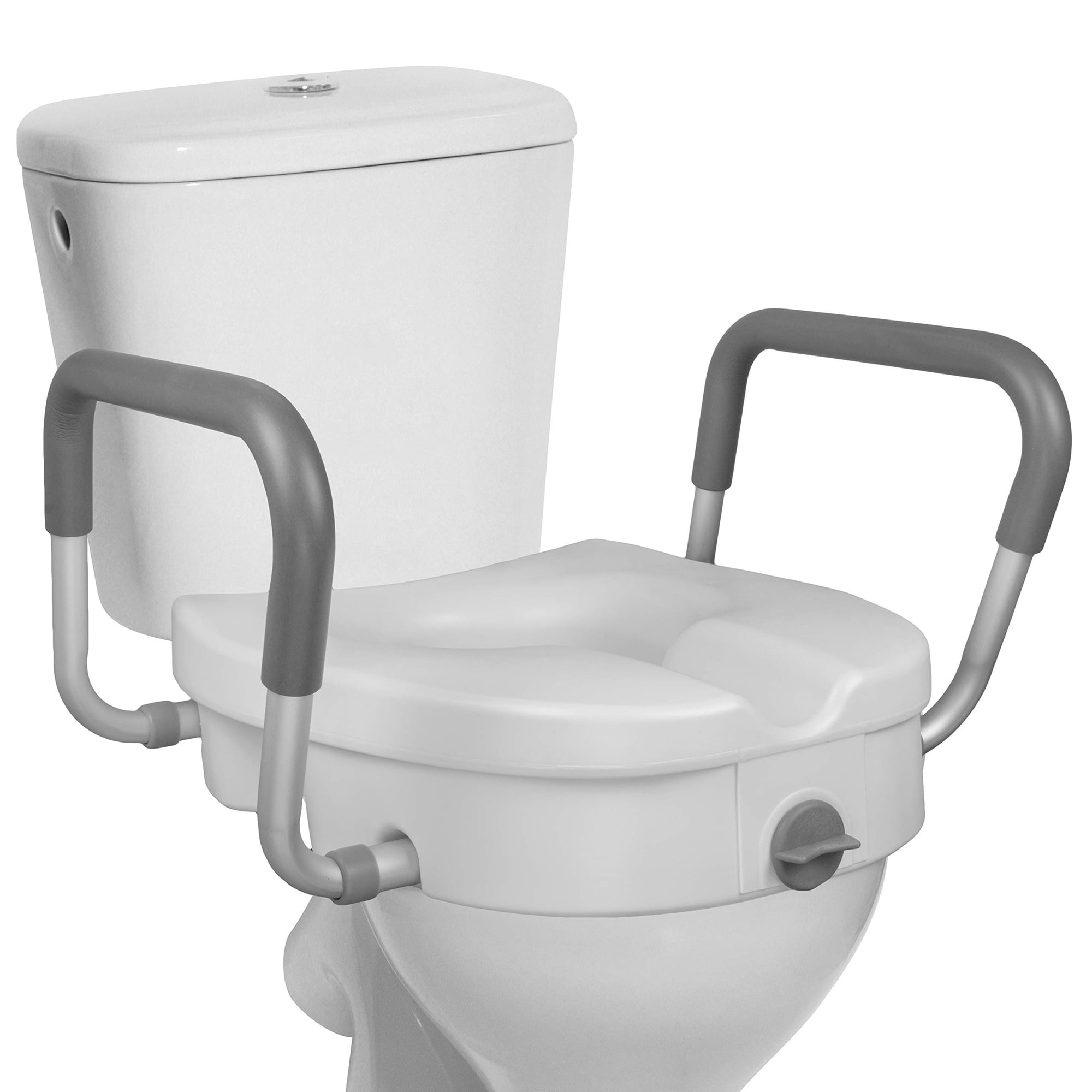 Elevador De Asiento De Inodoro Rms Elevado 13 Cm Con Brazos Acolchados Ajustables