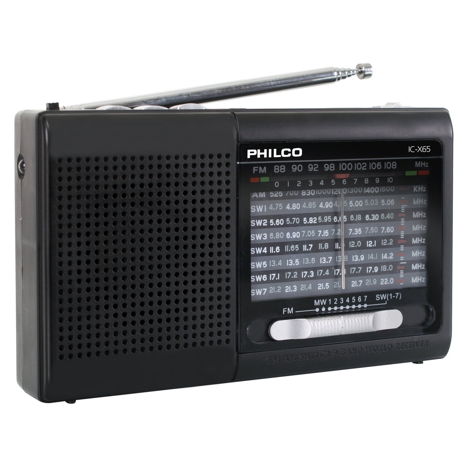 Philco - Radio Portatil Bluetooth Am Fm Bt Sd Linterna Ix-c65