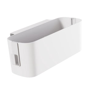 Magideal - Caja Organizadora De Caddy Para Almacenamiento Junto A La Cama, Porta Revistas Con Doble Gancho, Bolsa Colgante Para Cama, Cesta Para Cabeceros, Blanco