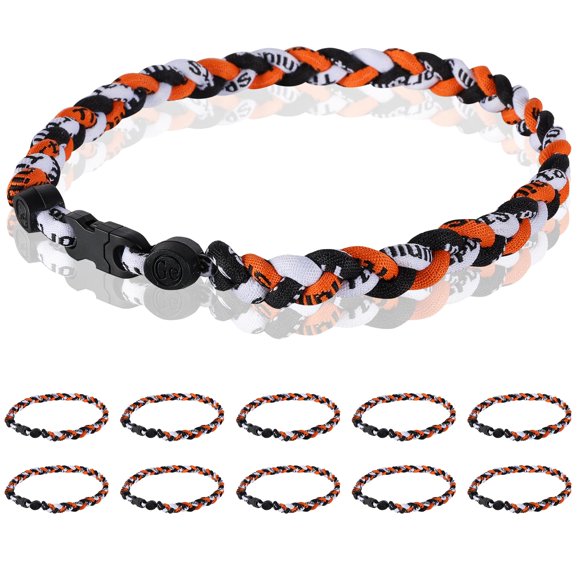 Collar Midtatus 46 cm (12 unidades) Naranja‑Negro‑Blanco