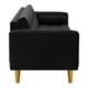 thumbnail image 5 of Sofa Retro 3c Felpa 01 Negro, 5 of 6