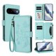 thumbnail image 1 of Funda Cartera Mariposa para [Google Pixel 11] con Soporte y Cremallera Verde menta, 1 of 6