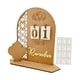 thumbnail image 2 of Centro De Mesa Con Calendario De Cuentas Regresivas De Madera Para Lámpara De Estantería De Escritorio De Granja, 2 of 5