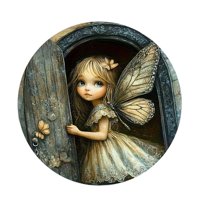 Magideal - Arte De Pared De Jardín De Hadas, Artesanías 2D, Colección Delicada Decorativa, Decoración De Pared, Decoración Del Hogar Para Oficina, Sala De Estar,