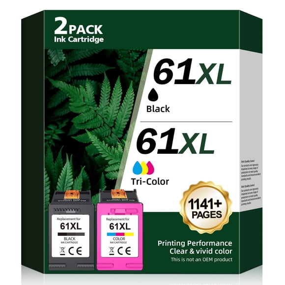 Cartuchos De Tinta 61xl Negro Y Color Para Hp 61