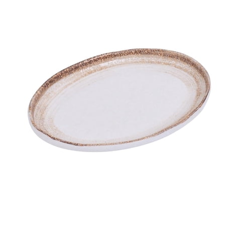 Bandeja Yanco Rockeye-2 Ro-2310 De Porcelana, 26 X 17 X 2 Cm, Paquete De 24