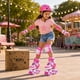 thumbnail image 2 of Patines 4 Ruedas Led Rupu Niñas Ajustable Sirena Aquapink, 2 of 4