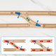 thumbnail image 3 of Set de 10 piezas de conectores para vías de tren de madera Bunu1492, 3 of 7