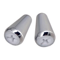 Magideal - Tapas De Perilla De Interruptor De Palanca, Accesorios De Guitarra Eléctrica, Perillas Portátiles, Tapas De Selector De Pastilla, Puntas Para Piezas, Plata