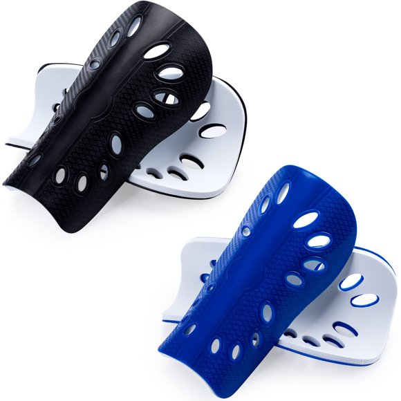 Espinilleras ANCIRS 16 cm Azul y Negro – 2 pares