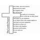 thumbnail image 1 of Decomural The Lords Prayer Christian Cross WS-42956, 1 of 2