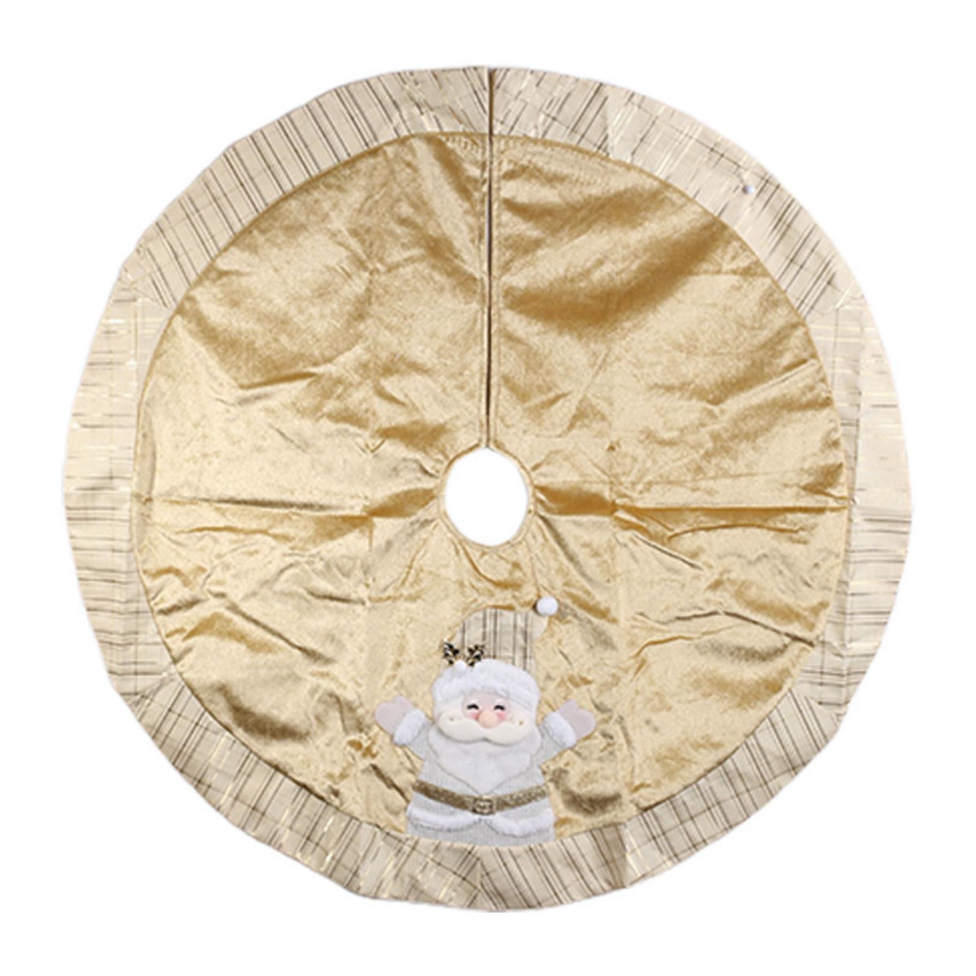 Faldón De Árbol Navideño Dorado Holiday Time