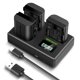 thumbnail image 1 of Kit de Cargador y Baterías NEEWER LP‑E6P 2200 mAh (3 unidades), 1 of 9