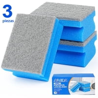 Aileda Esponja Acanalada Para Cocina Diseño Doble Cara 10X7X4Cm