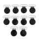thumbnail image 2 of 10pcs Metal Pacifier Suspender Clip para Dummy Baby Teether Toy Holder Black, 2 of 5