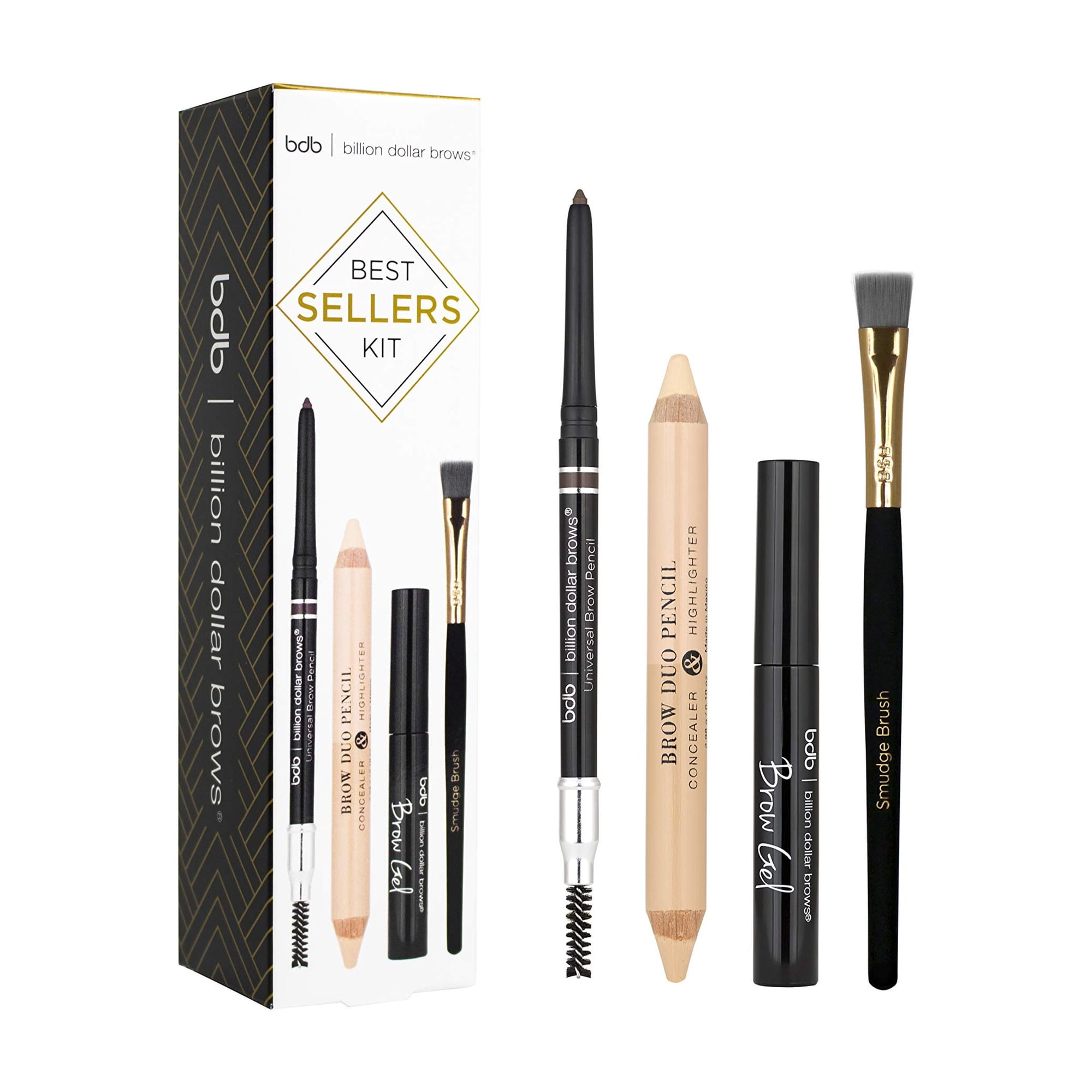 Billion Dollar Brows - Kit De Maquillaje Para Cejas Más Vendido De Mil Millones De Dólares Con Lápiz Para Cejas