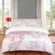 thumbnail image 1 of Pink my bunny melody anime cartoon bedding set Boys Girls kids cotton duvet cover and pillow cases-girls-3 pieces-Queen kawaii anime Bunny, 1 of 5