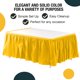 thumbnail image 2 of Falda de mesa Exquisite pack de 6 unidades amarilla 43 cm × 4,2 m, 2 of 7