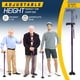 thumbnail image 5 of Bastón de caminar ZELECKS, autoportante, ajustable y plegable, 5 of 9