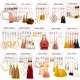 thumbnail image 1 of AROIC Set de 93 Pares de Aretes Coloridos con Borlas y Aros, 1 of 7