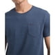 thumbnail image 3 of Camiseta Tommy Hilfiger Essential de manga corta con bolsillo azul marino, 3 of 3