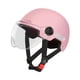 thumbnail image 4 of Casco De Moto Ligero Cómodo Transpirable Verano Media Cara Casco Rosa, 4 of 5