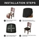 thumbnail image 3 of Fundas de asiento impermeables para sillas de comedor Genina (6 unidades), 3 of 3