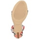 thumbnail image 4 of Sandalia de tacón Nine West Kelsie para mujer, color blanco, estampado de verano, 4 of 6