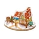 thumbnail image 2 of Casa De Navidad De Madera Decoración Navide?a Para Festivales Coleccionables Estilo C, 2 of 5