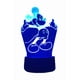 thumbnail image 5 of Lampara Ilusion 3D Mickey Mouse de 7 colores, Base touch, 5 of 8