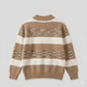 thumbnail image 3 of Sueter Ni o Invierno Tejido Rayado Cuello Alto Moda Infantil, 3 of 3