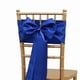 thumbnail image 1 of Xiao Hua Correa de Asiento Azul Oscuro - Juego de 10 Piezas, 108.27 x 6.69 Pulgadas Brillante y Reluciente, Lazo Sedoso para Bricolaje Autoajustable, Adecuado para Decoración de Sillas de Boda, 1 of 5