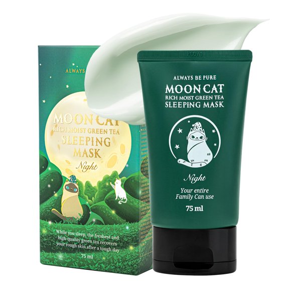 Mascarilla para dormir ALWAYS BE PURE Green Tea 75 ml Rich Moisture