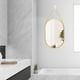 thumbnail image 2 of Espejo de tocador de pared sin perforaciones para dormitorio, espejo de baño de pared, espejo de tocador, espejo de maquillaje, espejo de baño, 2 of 5