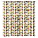 thumbnail image 1 of Cortina de ducha de hojas coloridas Orla Kiely, juego de cortina de baño con ganchos, tamaño 66 x 72 pulgadas, 1 of 3
