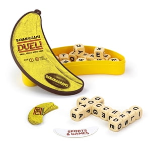 Juego De Viaje Bananagrams Duel Ultimate 2 Player Con Cartas